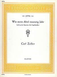 Carl Zeller: Wie mei Ahnl zwanzig Jahr (Piano) afbeelding 2
