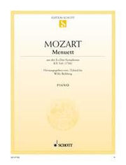 Wolfgang Amadeus Mozart: Menuett (Piano)