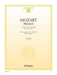 Wolfgang Amadeus Mozart: Menuett (Piano) afbeelding 2