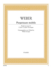 Carl Maria von Weber: Perpetuum mobile op. 24 (Piano)