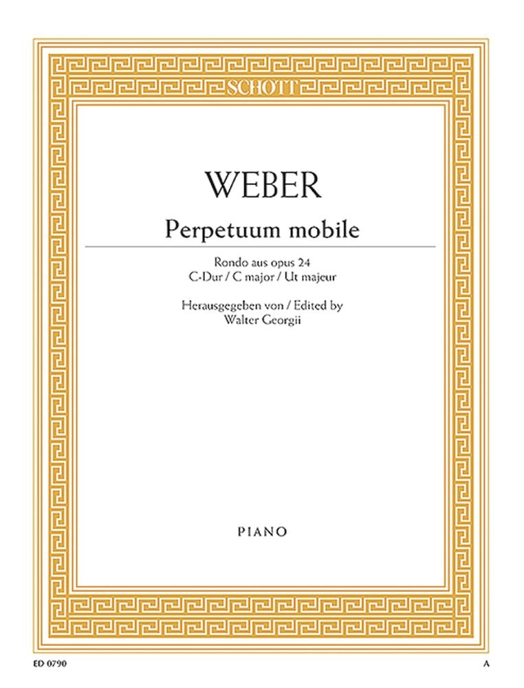 Carl Maria von Weber: Perpetuum mobile op. 24 (Piano)