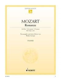 Wolfgang Amadeus Mozart: Romanze As-Dur As-Dur (Piano) afbeelding 2