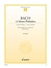 Johann Sebastian Bach: 12 kleine Präludien (Piano)