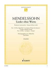Felix Mendelssohn Bartholdy: Lieder ohne Worte A-Dur op. 19/3 and 4 (Piano)