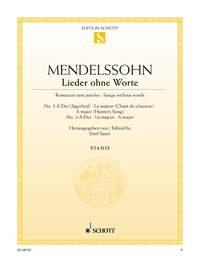 Felix Mendelssohn Bartholdy: Lieder ohne Worte A-Dur op. 19/3 and 4 (Piano)