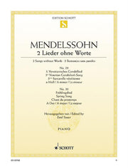 Felix Mendelssohn Bartholdy: Lieder ohne Worte op. 62/5 and 6 (Piano)