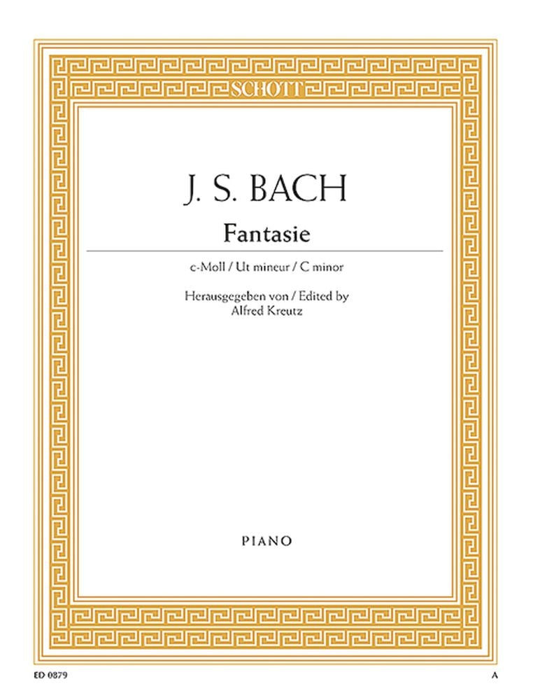Johann Sebastian Bach: Fantasie c-Moll c-Moll (Piano)
