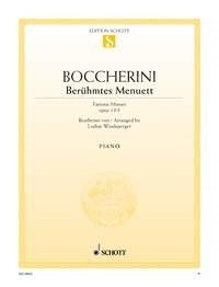 Luigi Boccherini: Berühmtes Menuett A-Dur A-Dur op. 13/5 (Piano)