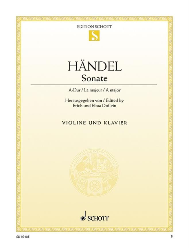 Händel: Sonate A-Dur A-Dur (Viool, Piano)