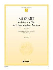 Wolfgang Amadeus Mozart: Variationen über "Ah, vous dirai-je, Maman" (Piano)