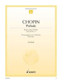 Frédéric Chopin: Prélude Des-Dur Des-Dur op. 28/15 (Piano)