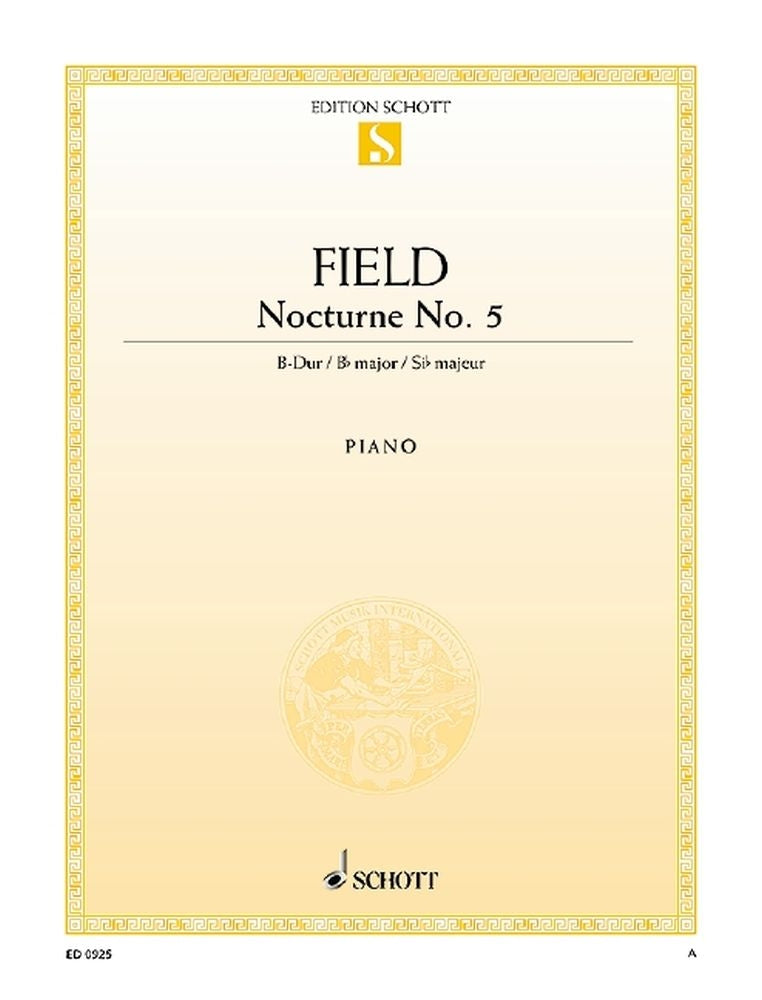 John Field: Nocturne No. 5 B-Dur (Piano)