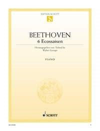 Ludwig van Beethoven: 6 Ecossaisen Es-Dur Es-Dur (Piano) afbeelding 2