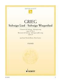 Edvard Grieg: Solvejgs Lied - Solvejgs Wiegenlied op. 55/4 and op. 23 (Piano)