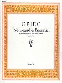 Edvard Grieg: Norwegischer Brautzug op. 19/2 (Piano) afbeelding 2