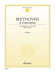 Ludwig van Beethoven: Sechs Contretänze (Piano)