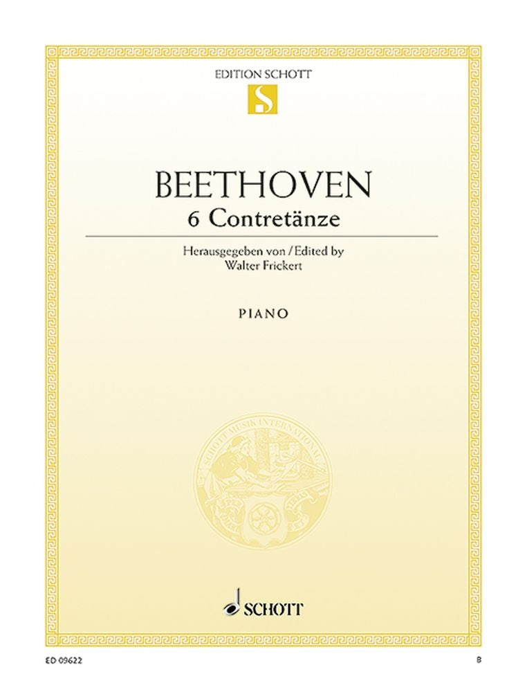 Ludwig van Beethoven: Sechs Contretänze (Piano)