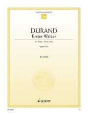 Auguste Durand: Erster Walzer Es-Dur Es-Dur op. 83/1 (Piano)