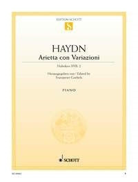 Franz Joseph Haydn: Arietta con Variazioni (Piano) afbeelding 2