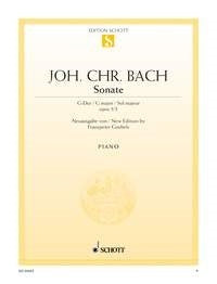Johann Christian Bach: Sonate G-Dur G-Dur op. 5/3 (Piano) afbeelding 2