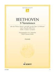 Ludwig van Beethoven: 9 Variationen A-Dur A-Dur (Piano)