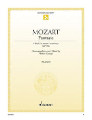 Wolfgang Amadeus Mozart: Fantasie Nr. 19 c-Moll c-Moll (Piano)