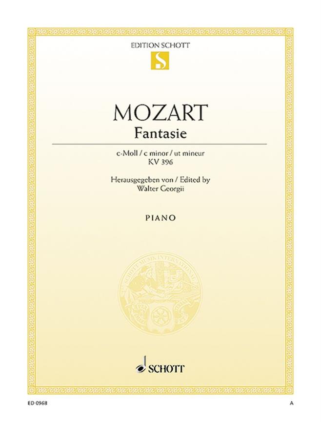 Wolfgang Amadeus Mozart: Fantasie Nr. 19 c-Moll c-Moll (Piano)