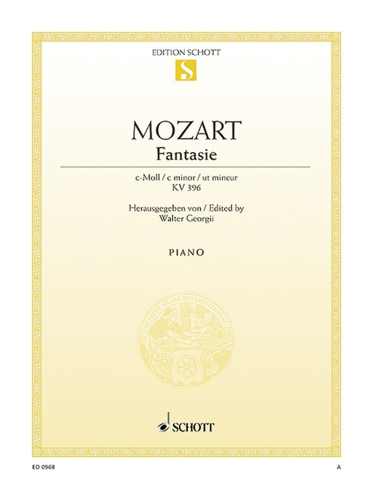 Wolfgang Amadeus Mozart: Fantasie Nr. 19 c-Moll c-Moll (Piano) afbeelding 2