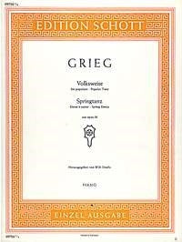 Edvard Grieg: Volksweise - Springtanz op. 38/2 und op. 38/5 (Piano) afbeelding 2