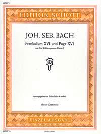 Johann Sebastian Bach: Praeludium XVI und Fuga XVI g-Moll g-Moll (Piano)