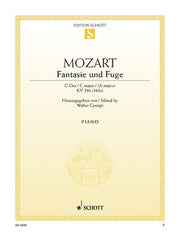 Wolfgang Amadeus Mozart: Fantasie und Fuge C-Dur C-Dur (Piano)