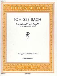 Johann Sebastian Bach: Praeludium VI und Fuga VI d-Moll d-Moll (Piano) afbeelding 2