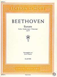 Ludwig van Beethoven: Sonate Fis-Dur Fis-Dur op. 78 (Piano)
