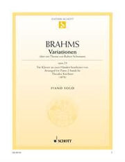 Johannes Brahms: Variationen über ein Thema von Robert Schumann op. 23 (Piano)