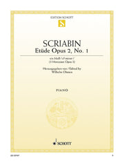Alexander Scriabin: Etüde cis-Moll cis-Moll op. 2/1 (Piano)