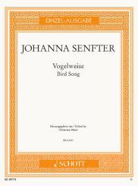 Johanna Senfter: Vogelweise g-Moll g-Moll o. op. (Piano)