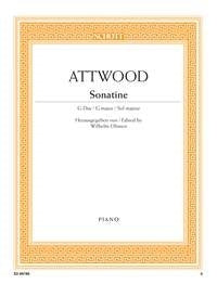 Thomas Attwood: Sonatine G-Dur G-Dur (Piano) afbeelding 2