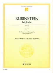 Anton Rubinstein: Melodie op. 3/1 (Cello, Piano)