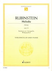 Anton Rubinstein: Melodie op. 3/1 (Cello, Piano)