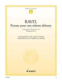 Maurice Ravel: Pavane pour une infante défunte (Cello, Piano)