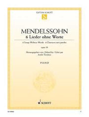 Felix Mendelssohn Bartholdy: 6 Lieder ohne Worte op. 38 (Piano)