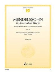 Felix Mendelssohn Bartholdy: 6 Lieder ohne Worte op. 85 (Piano)