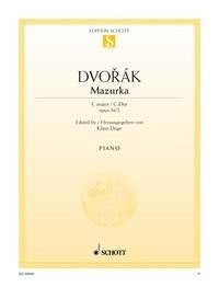 Antonín Dvořák: Mazurka C-Dur C-Dur op. 56/2 (Piano) afbeelding 2