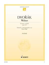 Antonín Dvořák: Walzer d-Moll d-Moll op. 54/7 (Piano)