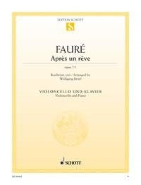 Gabriel Fauré: Après un rêve op. 7/1 (Cello, Piano)