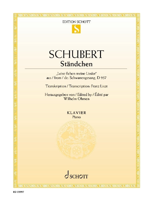 Franz Schubert: Ständchen (Piano)