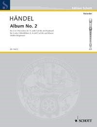 Handel: Album No. 2 (Blokfluitensemble, Piano)