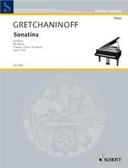 Alexander T. Gretchaninov: Sonatine F-Dur op. 110 (Piano)