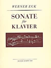Werner Egk: Sonate (Piano)