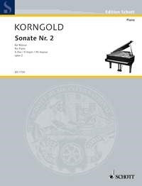 Erich Wolfgang Korngold: Sonate Nr. 2 E-Dur op. 2 (Piano) afbeelding 2